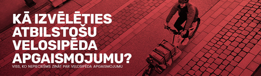 Kaip pasirinkti tinkamą dviračio apšvietimą