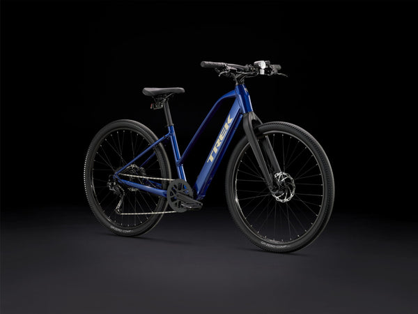TREK Dual Sport+ Stagger Hex Blue – Velo Veikals