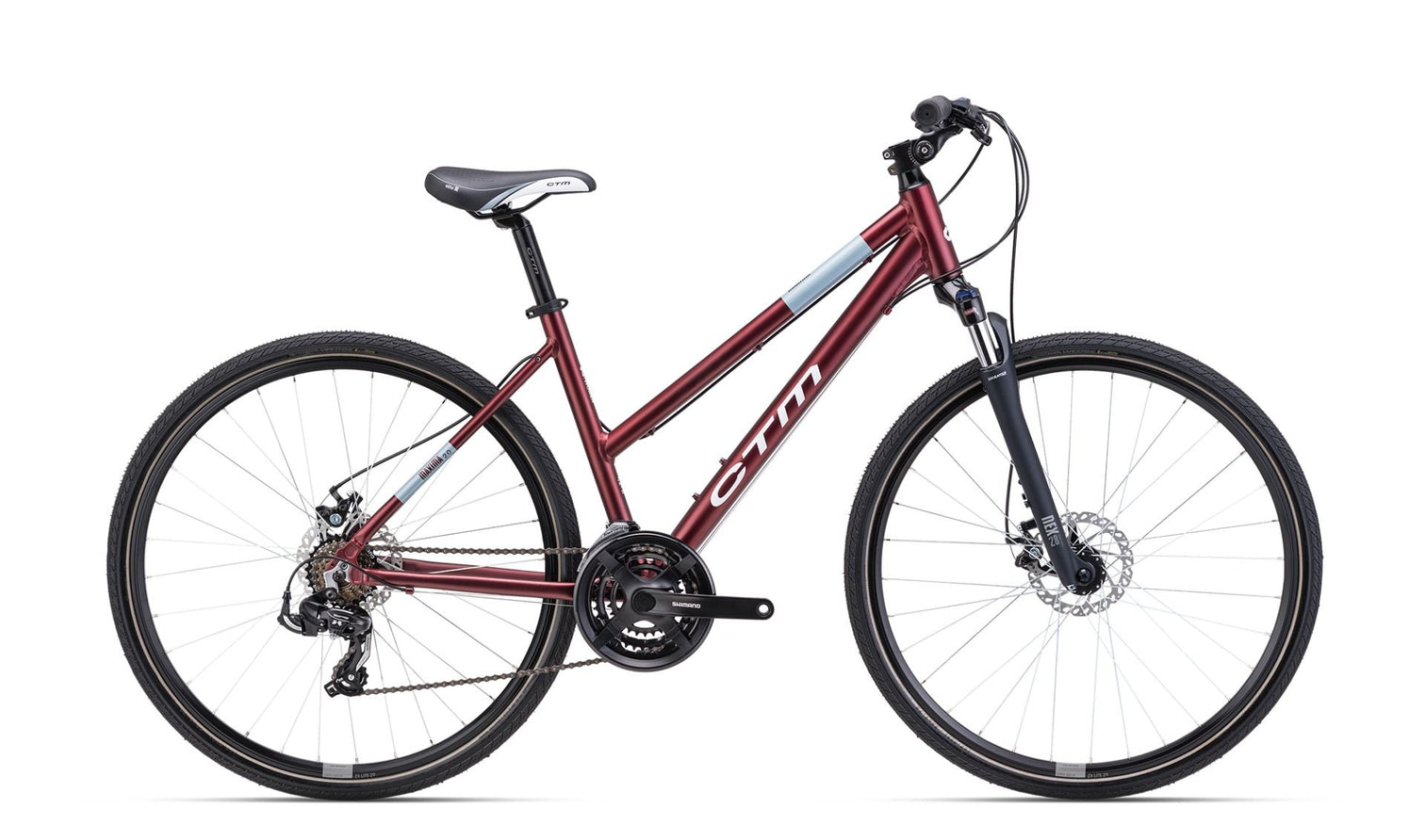 CTM MAXIMA 2.0 matt red pearl / grey